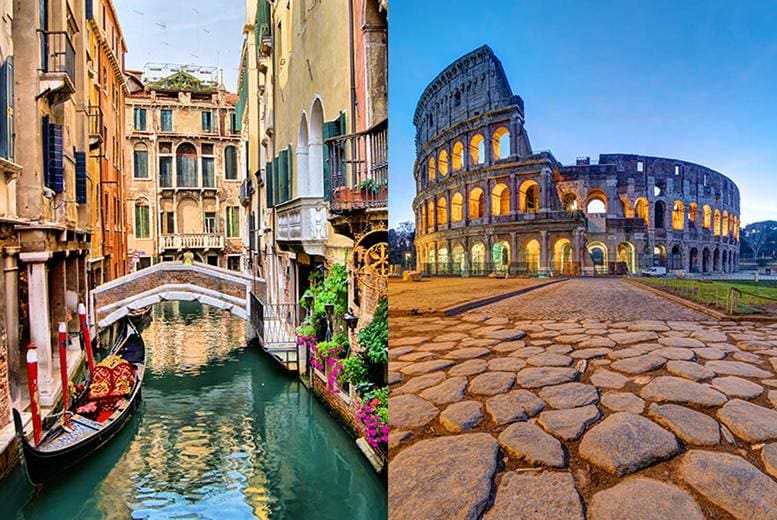 4* Rome & Venice, Italy Multi-City Holiday & Return Flights